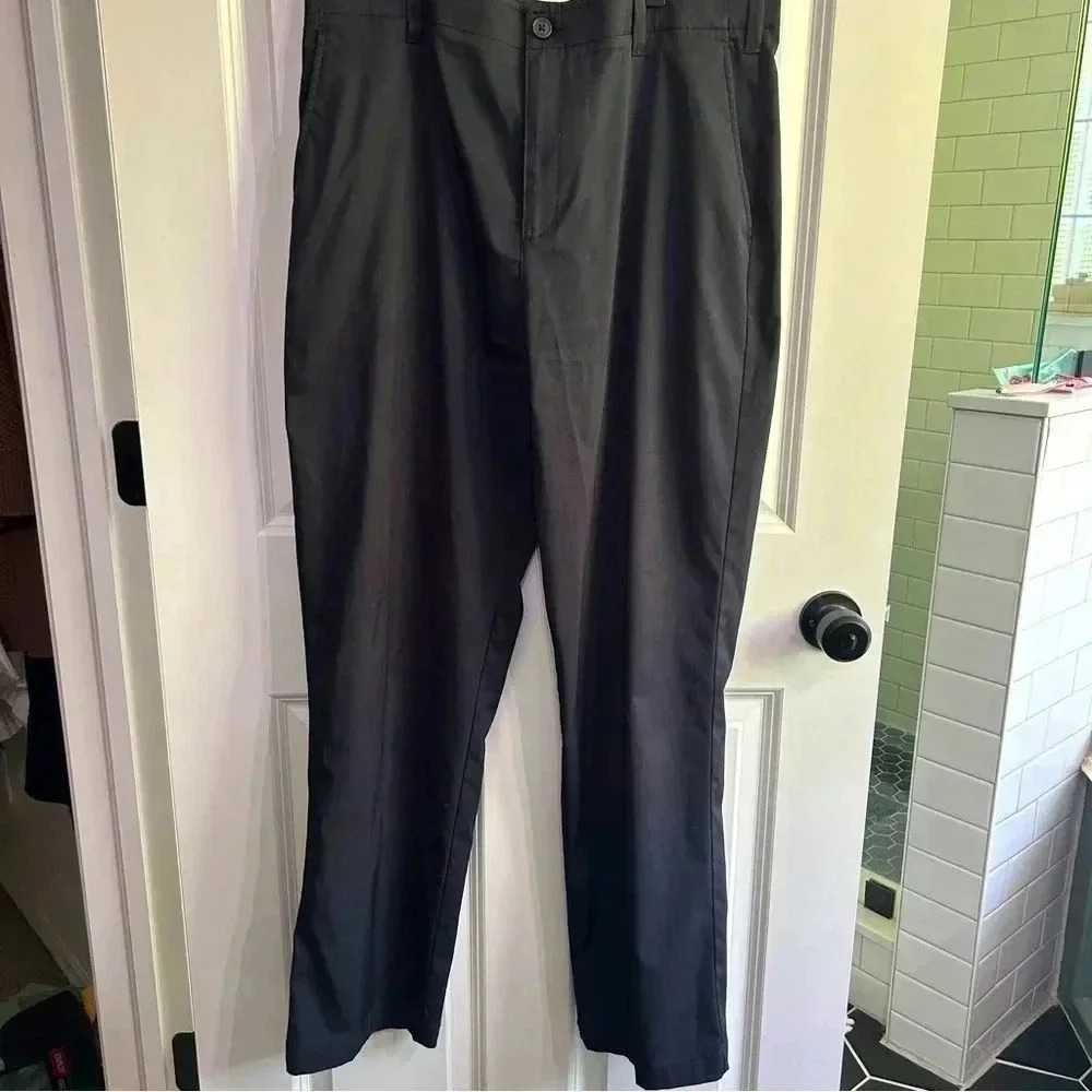 GUC Black BCG tech pants- casual or dress. Size 34/32. Lots of wear left!